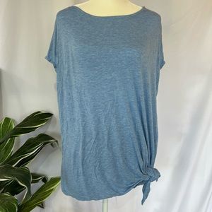Max Studio blue woman’s shirt size 1X